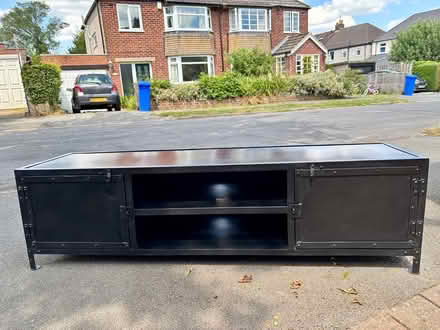 Photo of free Industrial style tv stand (Totley S17) #1