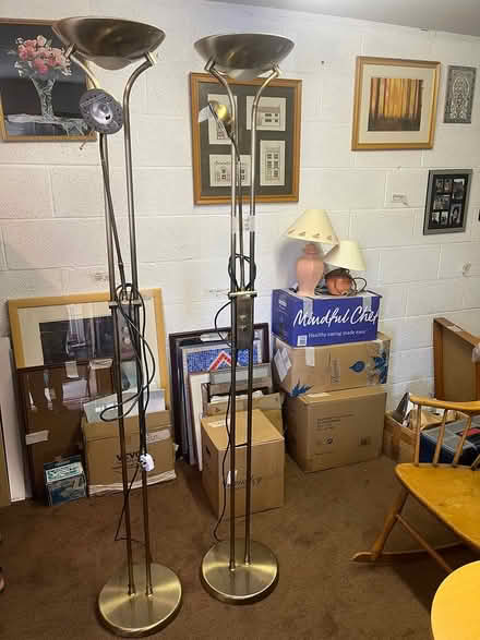 Photo of free Uplighter and spotlight lamp (Cononley) #1