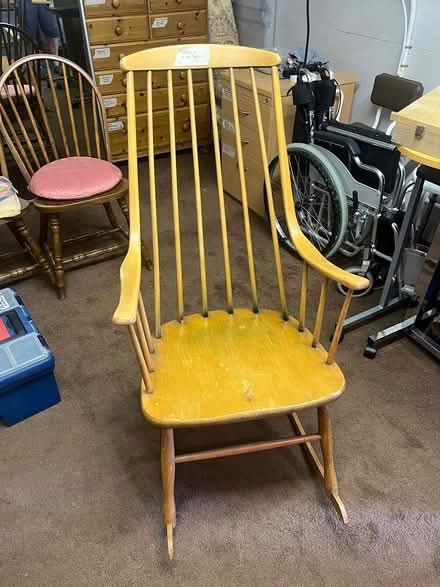 Photo of free Wooden Rocking Chair (Cononley) #1