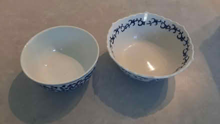 Photo of free 2 blue and white China bowls (peacehaven) #2