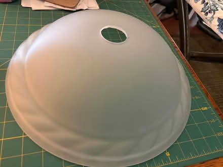 Photo of free Glass ceiling fan light cover (Near Hobson/Woodridge Dr) #1