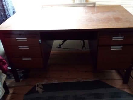 Photo of free A wooden desk (Earley RG6) #2