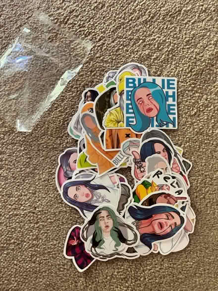 Photo of free Billie Eilish stickers (Tunbridge Wells) #1