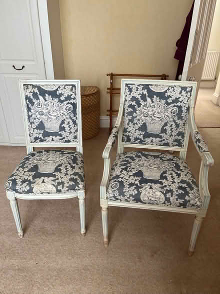 Photo of free Set of 2 matching chairs (Royal Leamington Spa CV32) #1