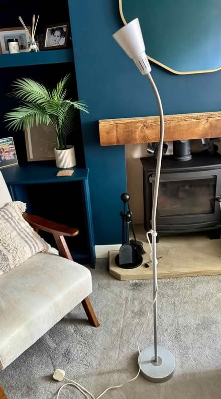 Photo of free Silver metal lamp (Totley S17) #1