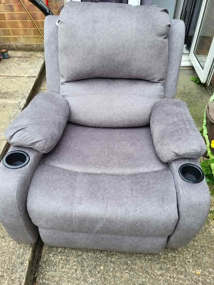 Photo of free Broken manual recliner chair (Codicote) #1