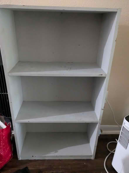 Photo of free Book shelf, gray (NRG stadium) #3