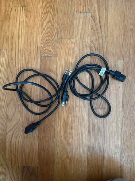 Photo of free 2 “D” power cables (Newtonville) #1
