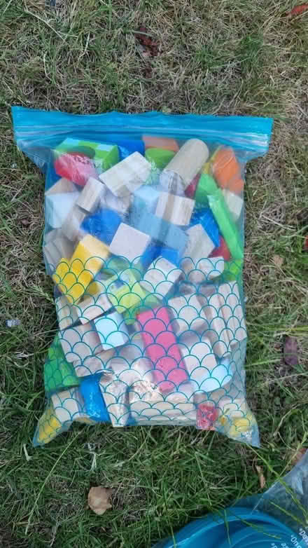 Photo of free Wooden play blocks (Marcham) #1