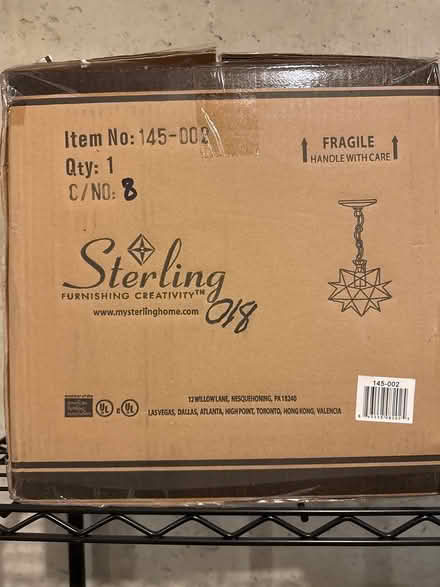 Photo of free Metal star light (Swedesboro - Gen Arthur elem) #1