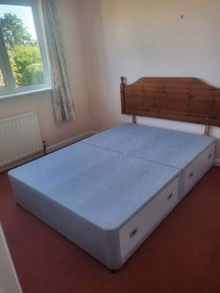 Photo of free Double bed divan + headboard (Bexhill TN39... COODEN) #1