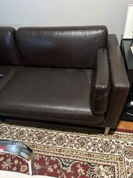 Photo of free Brown couch (Silver Spring) #1