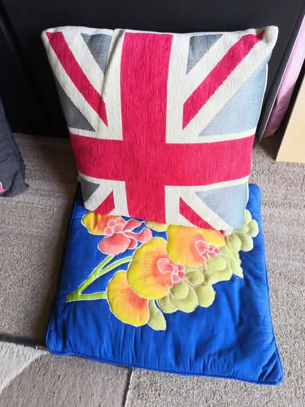 Photo of free 2 Colourful Cushions (Mickleover DE3) #2