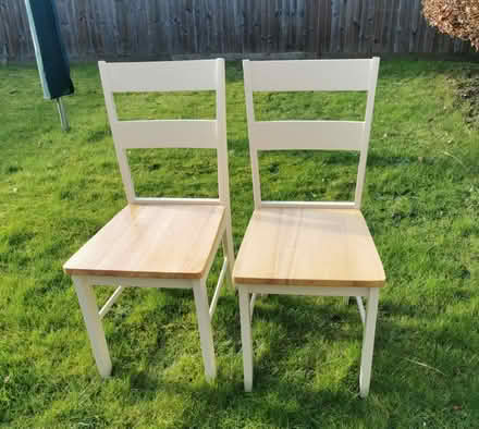 Photo of free Wooden chairs x2 (Didcot OX11) #1