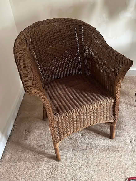 Photo of free Wicker armchair (Royal Leamington Spa CV32) #1
