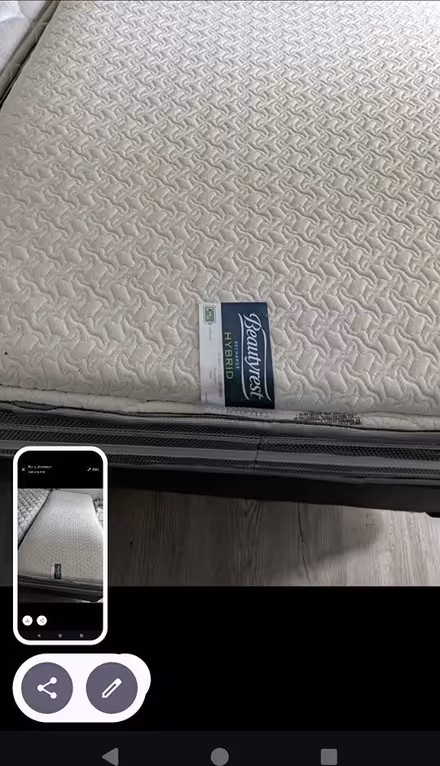 Photo of free One twin mattress gently used (Palm River 33619) #2