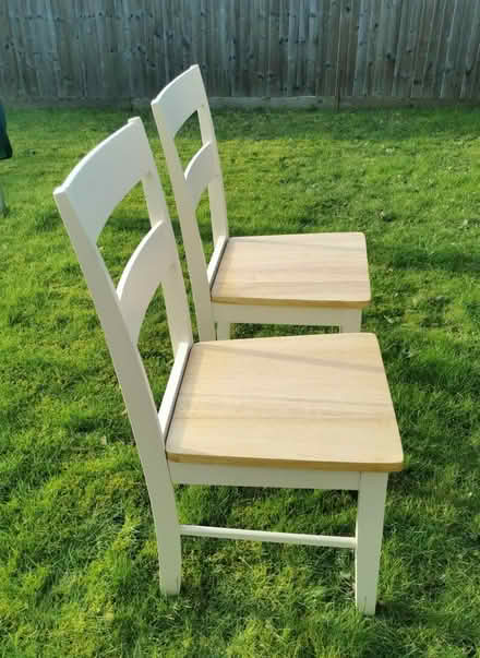 Photo of free Wooden chairs x2 (Didcot OX11) #2