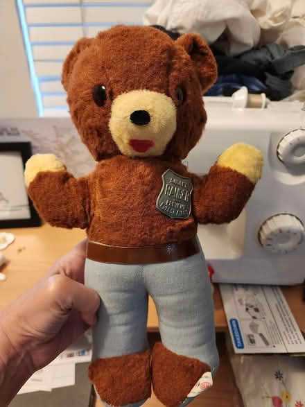 Photo of free Vintage 60s Smokey Bear plush (Lanier Heights) #1