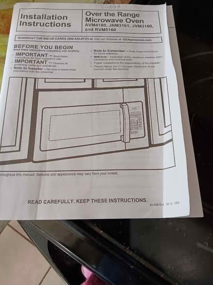 Photo of free Microwave Oven by GE in Lansdale (Lansdale near Turnpike exit) #1