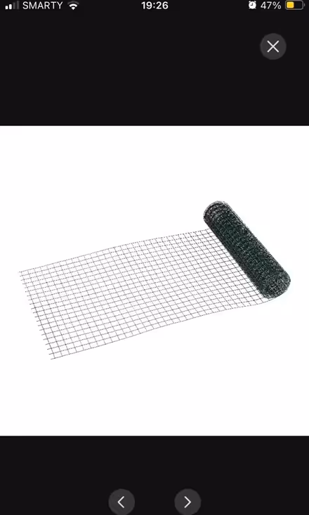 Photo of free PVC-coated Steel Wire mesh 5m x 0.5m (Blacklands TN34) #3