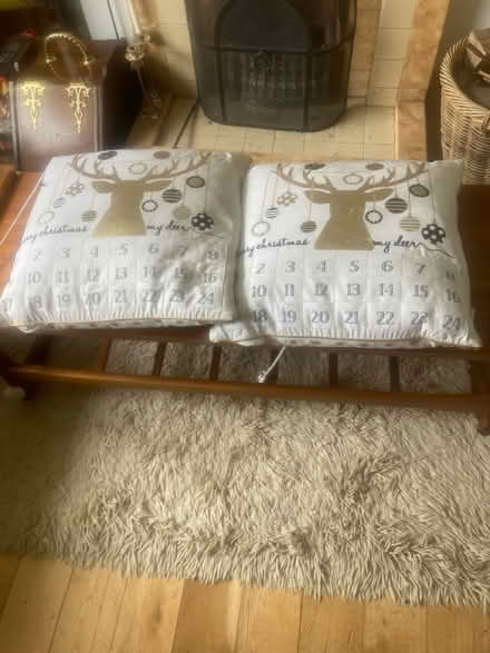 Photo of free Cushions x 2 -Christmas Theme (Perrystown Dublin 12) #1
