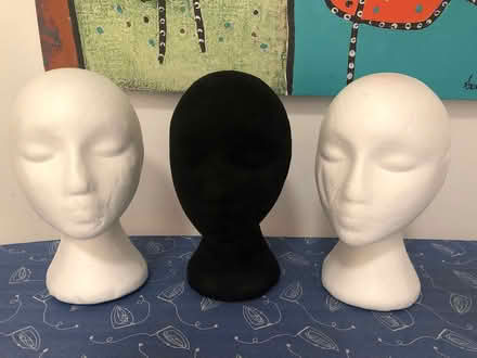 Photo of free 3 polystyrene mannequin heads (Goldthorn Hill WV2) #1