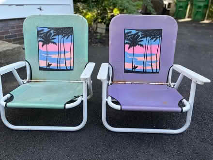 Photo of free 2 serviceable sand chairs (Near Medford Square) #1