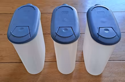 Photo of free 3 Addis Storage Containers 2.5l (Welwyn Garden City AL8) #1