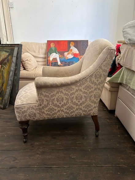 Photo of free Armchair white (Fulham SW6) #1