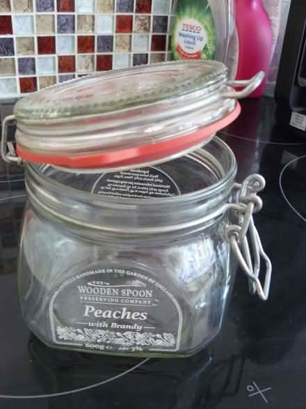 Photo of free Empty Kilner-style glass pickle/preserve jar (Kempsey WR5) #1