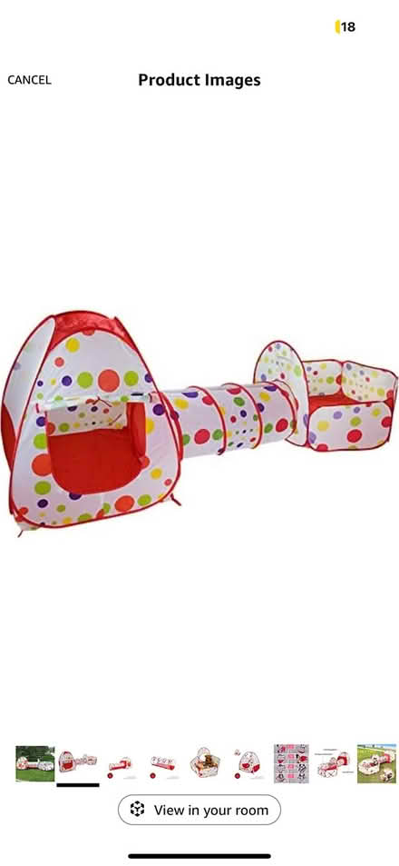 Photo of free Childrens play tent 3 piece (Gorton M18) #1