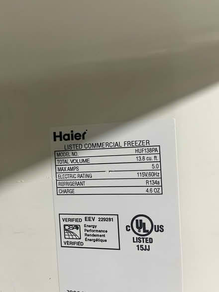 Photo of free Garage Freezer (NW McKinney) #4