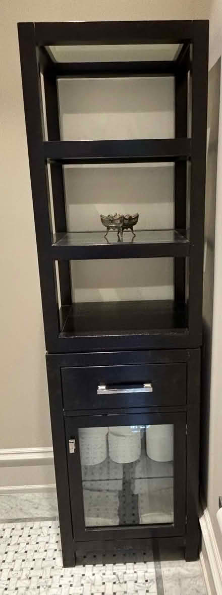 Photo of free Tall wood shelves (Dupont Circle) #3
