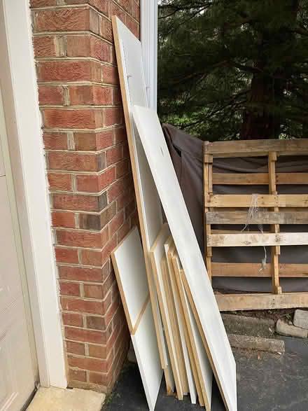 Photo of free White wooden shelves (McLean, Va) #1