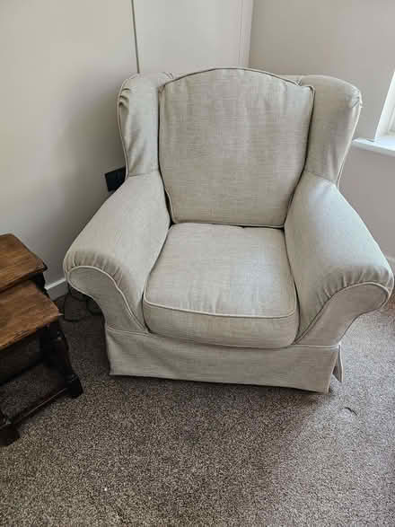 Photo of free Two seater sofa bed and matching armchair. (Stoke Heath TF9) #2