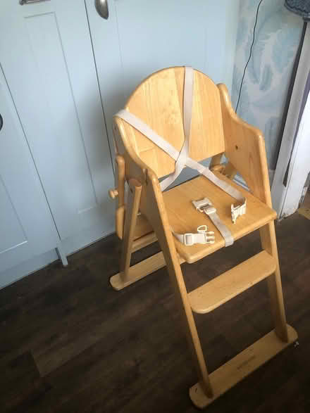 Photo of free Wooden Highchair (L15 Wavertree) #2