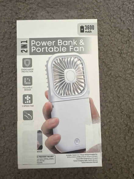 Photo of free Power Bank and Portable Fan (Countryside) #2