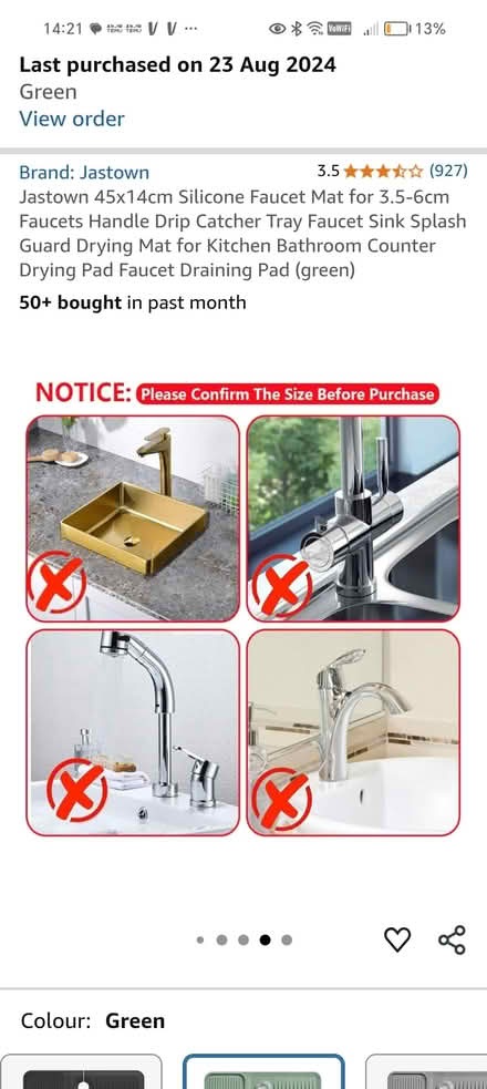 Photo of free Tap/faucet drip mat (Walsall WS2) #4