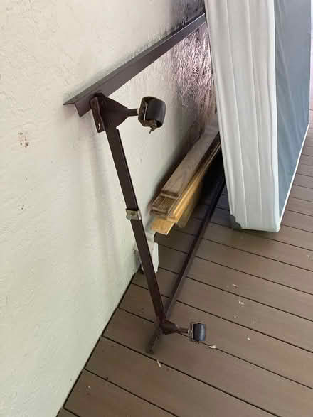 Photo of free metal bedframe and boxspring- full (Hammock area of Palm Coast) #1