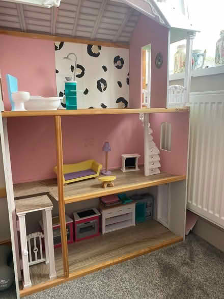 Photo of free Large dolls house includes furniture shown in photos (Little Heath RG31) #2