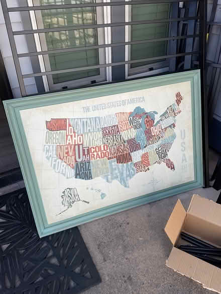 Photo of free Glass wood wall art (Downtown Bellevue) #2