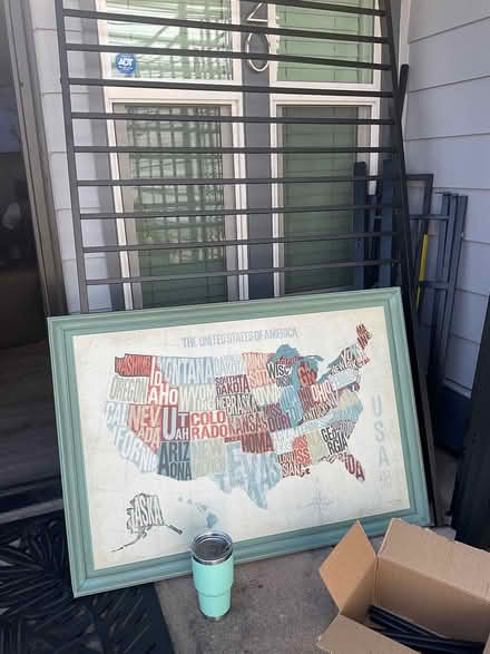 Photo of free Glass wood wall art (Downtown Bellevue) #1
