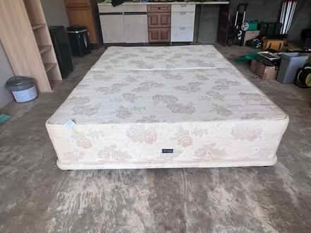 Photo of free King size spring interior bed base (Haynes West End MK45) #4