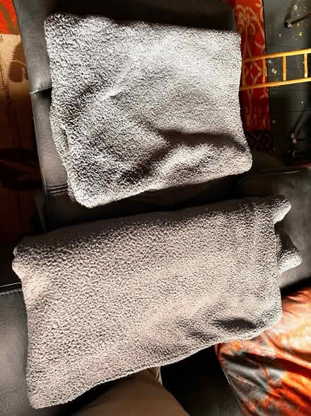 Photo of free Grey Teddy Bear Fleece single bed duvet and pillow case (Spondon DE21) #1