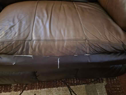 Photo of free 2 leather recliner sofas (Haymarket Va) #2