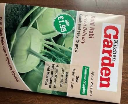 Photo of free Kohl Rabi seeds (AB15) #2