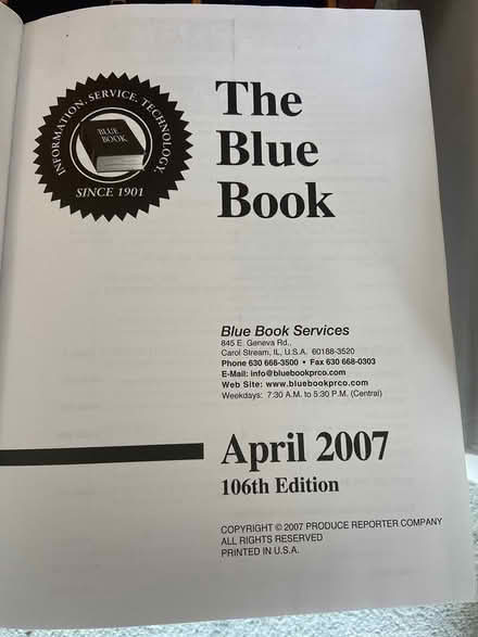 Photo of free The Blue Book series (Near Square One) #3