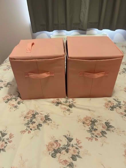 Photo of free 4 canvas boxes (Axminster) #1