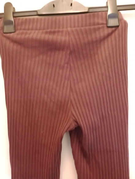 Photo of free ZARA Flared, Ribbed Trousers (Deptford) #4