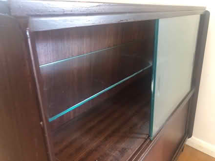 Photo of free Dark Wood Display Cabinet (Preston Road BN1 6) #3